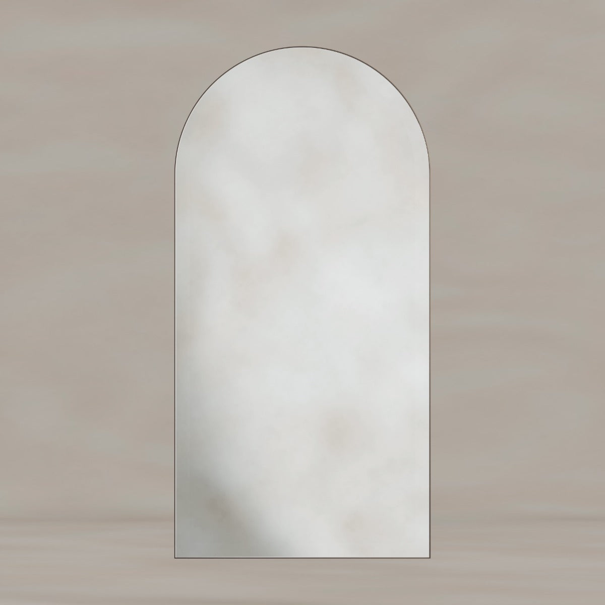 Oslo Arch Mirror 50x100cm Brushed Bronze