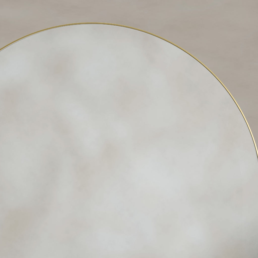 Oslo Arch Mirror 50x140cm Brushed Brass