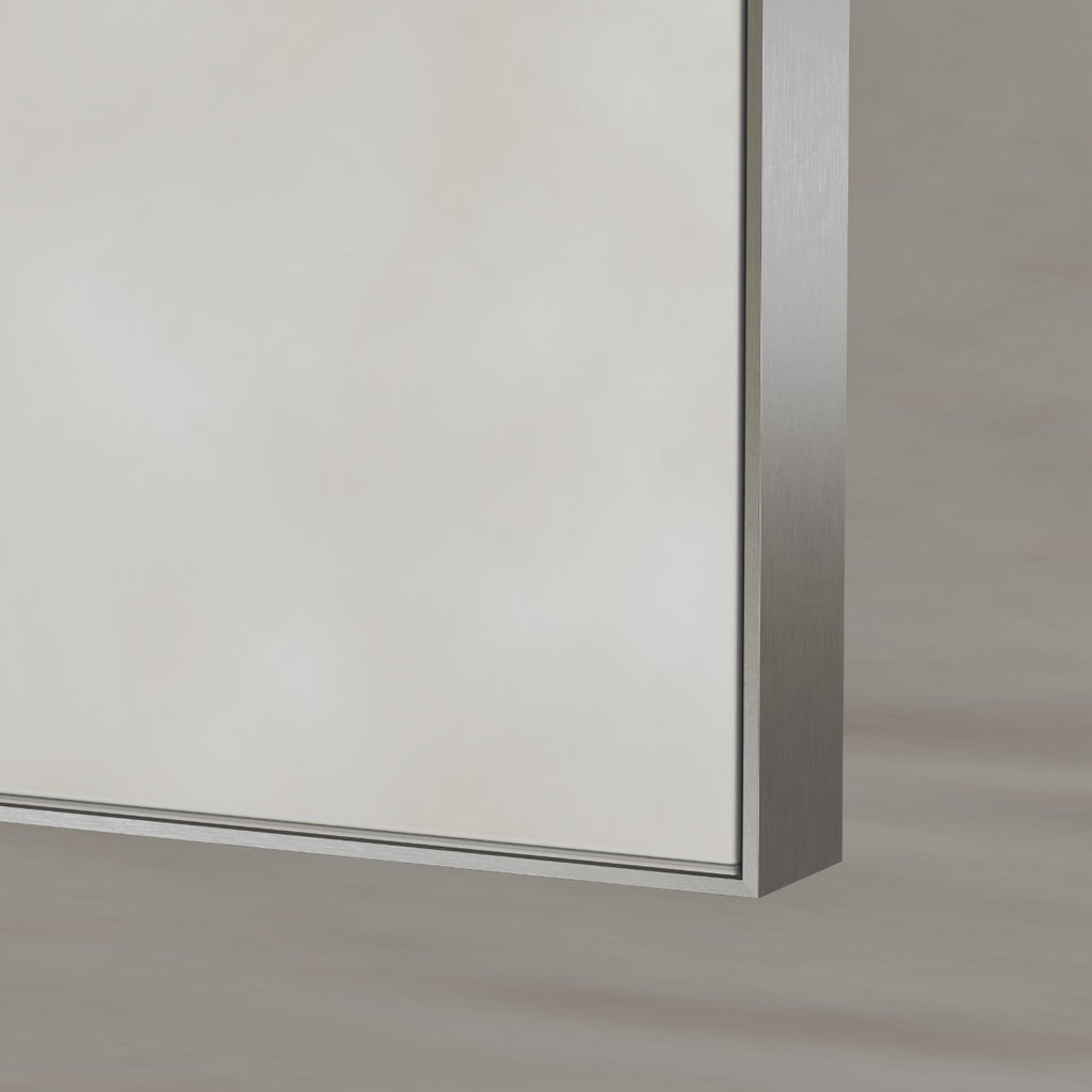 Oslo Arch Mirror 50x140cm Brushed Nickel