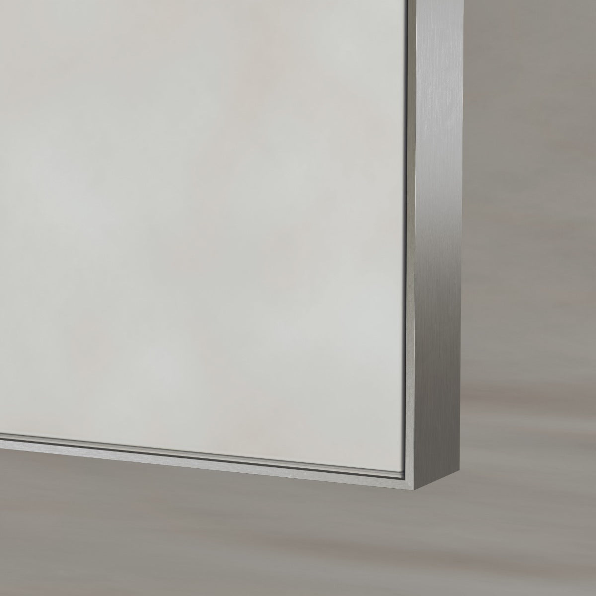 Oslo Arch Mirror 50x140cm Brushed Nickel