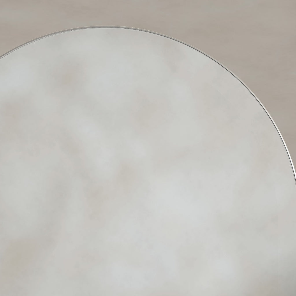Oslo Arch Mirror 50x140cm Brushed Nickel
