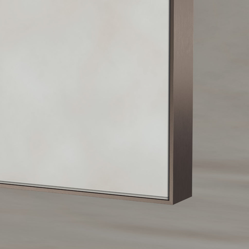 Oslo Arch Mirror 50x140cm Brushed Bronze
