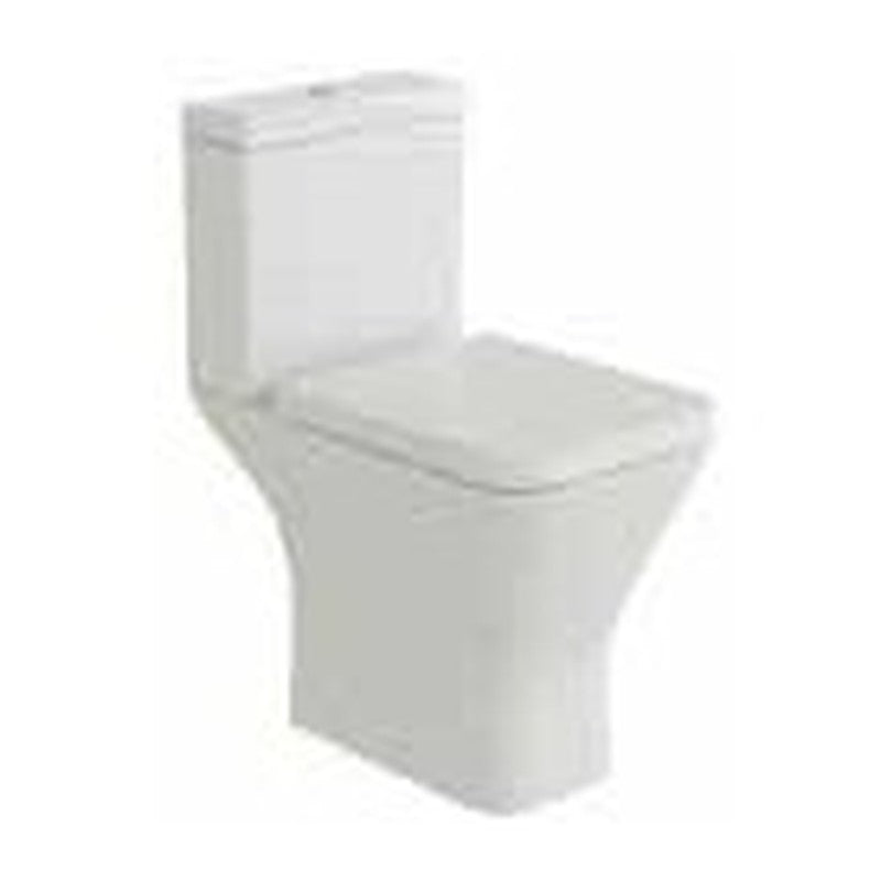 Outlyne close coupled toilet, tall open back