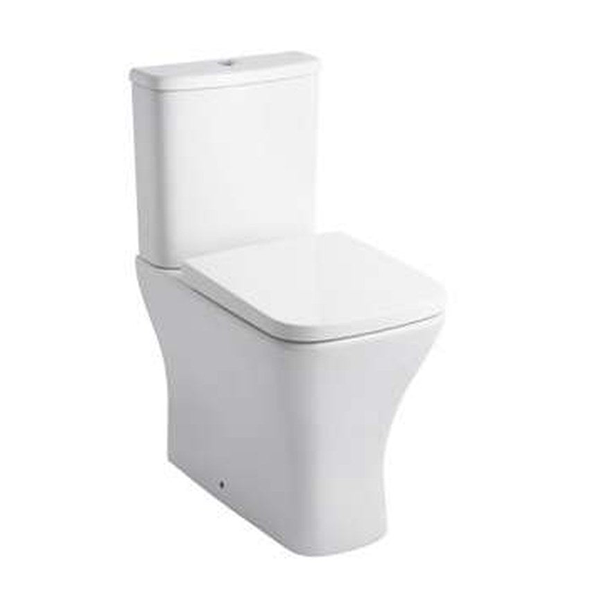 Palma Square Close Coupled Toilet – Closed back comfort height