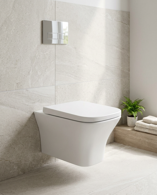 Palma Square Wall Hung Toilet