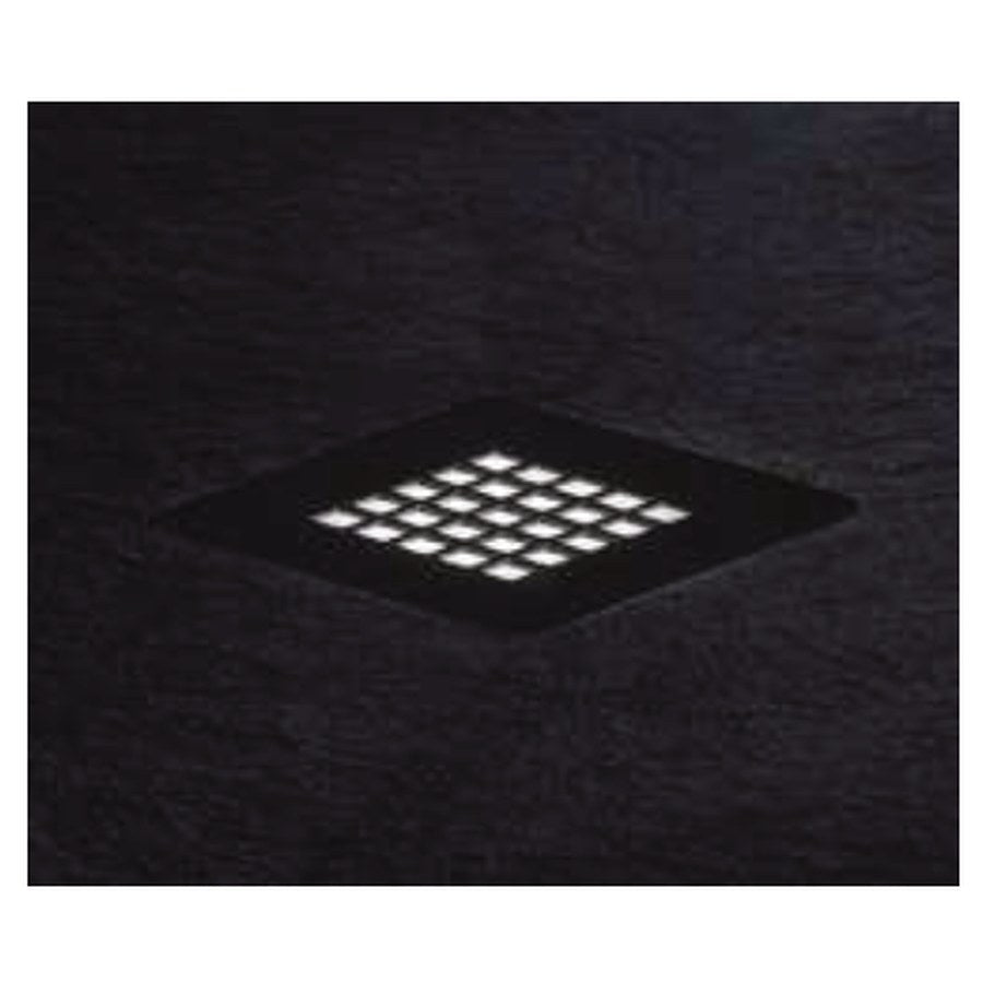 Petra Shower Tray Waste Covers, Black