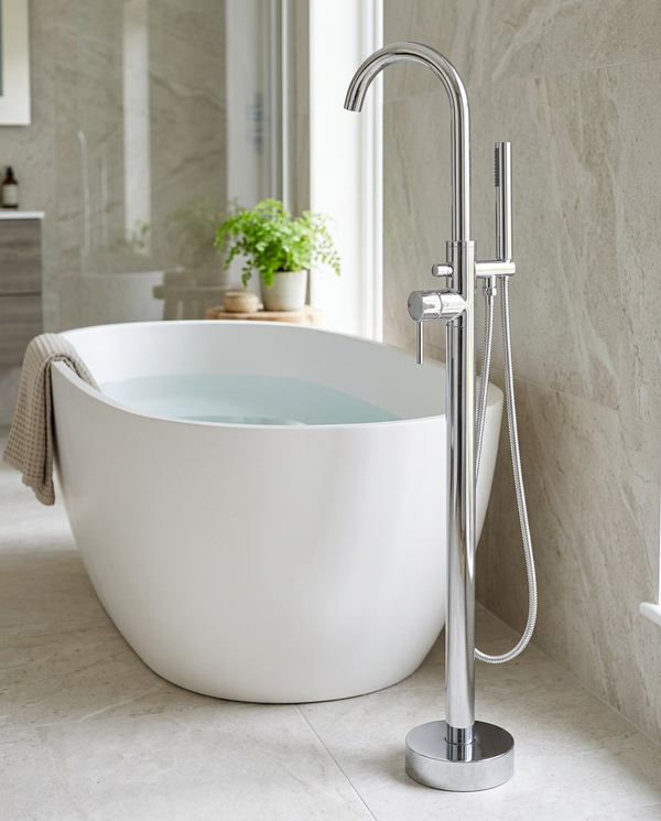 Plana Freestanding Bath Shower Mixer