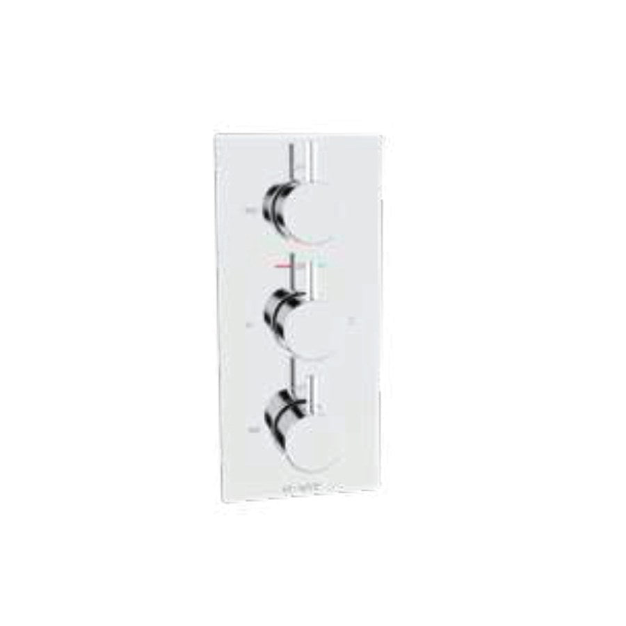 Plana Thermostatic Shower Sets & Valves, Triple concealed valve only, 2 outlets