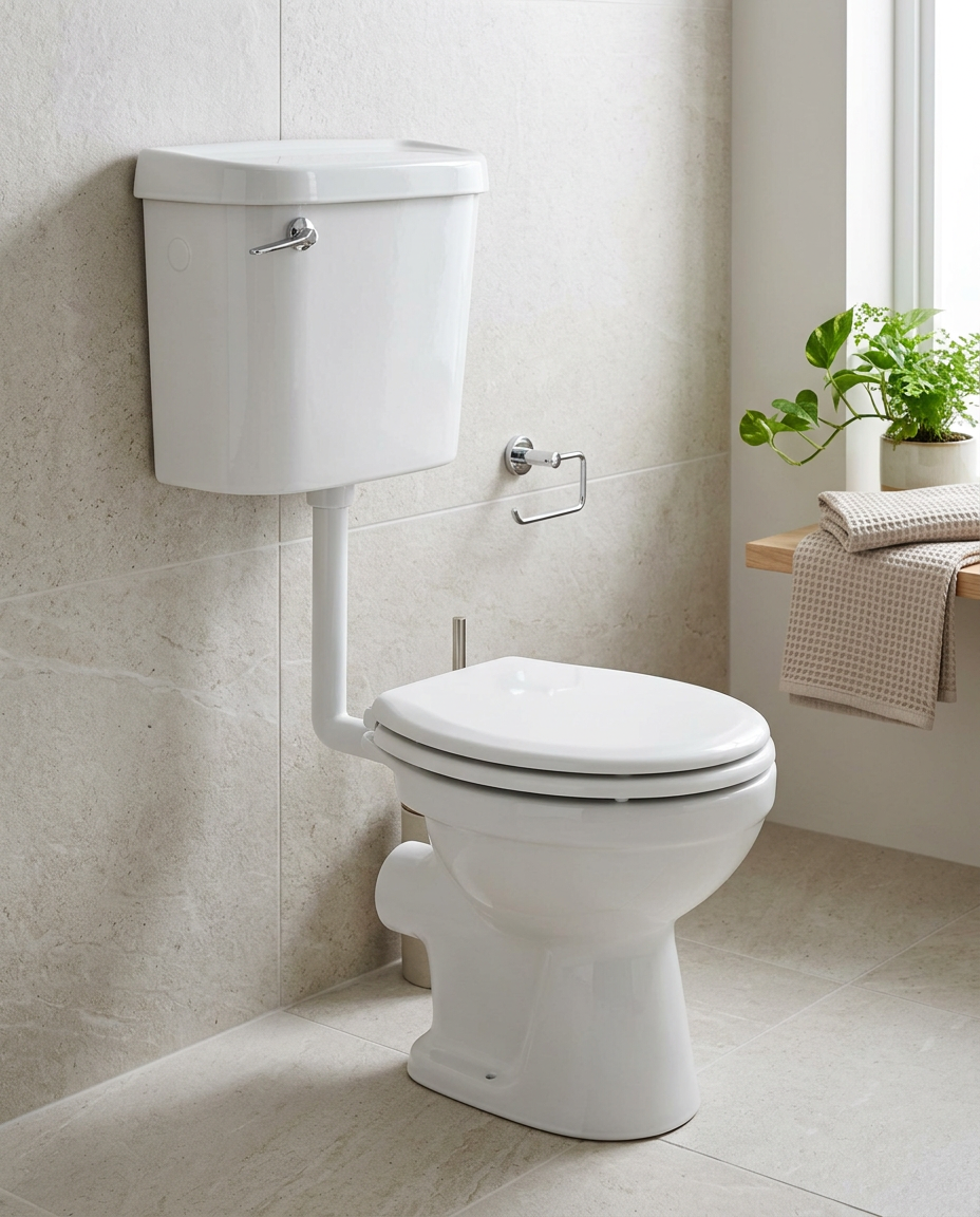 Prisma Low Level Toilet in a bright modern bathroom
