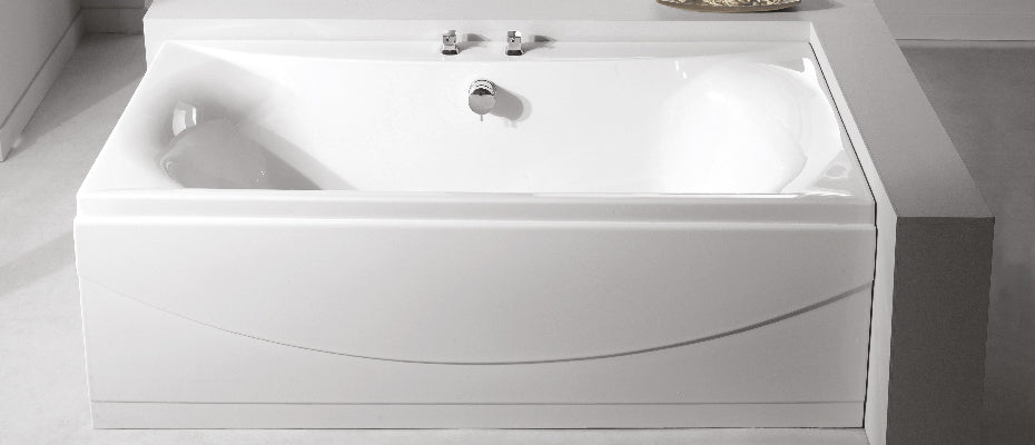 Carron Alpha Double Ended Bath, in a bathroom setting