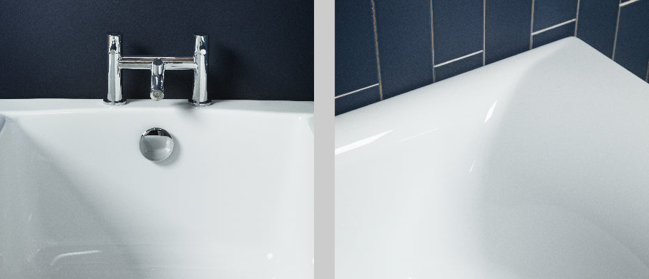 Carron Eco Axis Single Ended Bath, in a bathroom setting