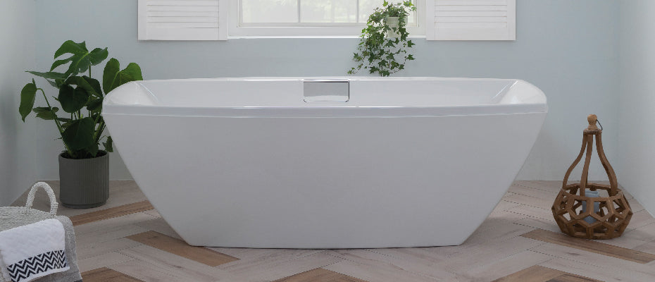 Carron Celsius Freestanding Bath, in a bathroom setting