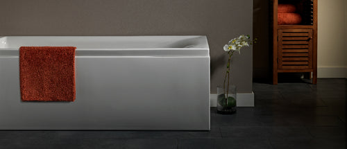 Carron Delta Single Ended Bath, in a bathroom setting