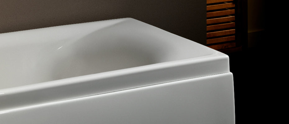 Carron Delta Single Ended Bath, in a bathroom setting