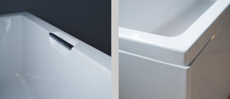 Carron Integra Twin Grip Single Ended Bath, in a bathroom setting