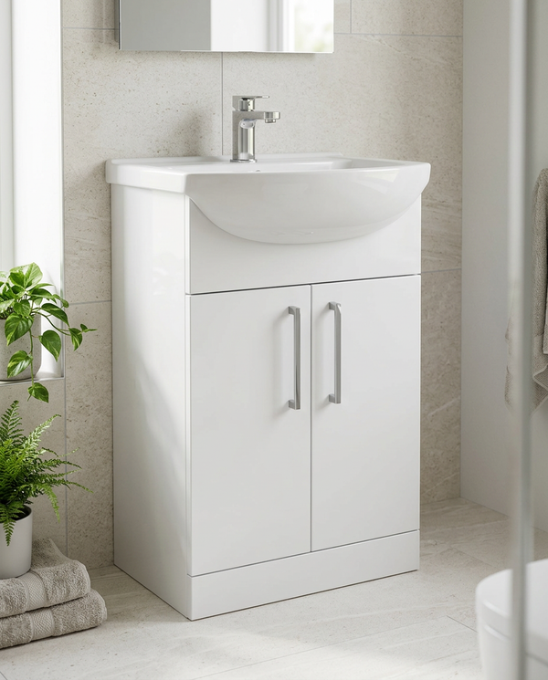 Purita 550mm Vanity Unit & Basin