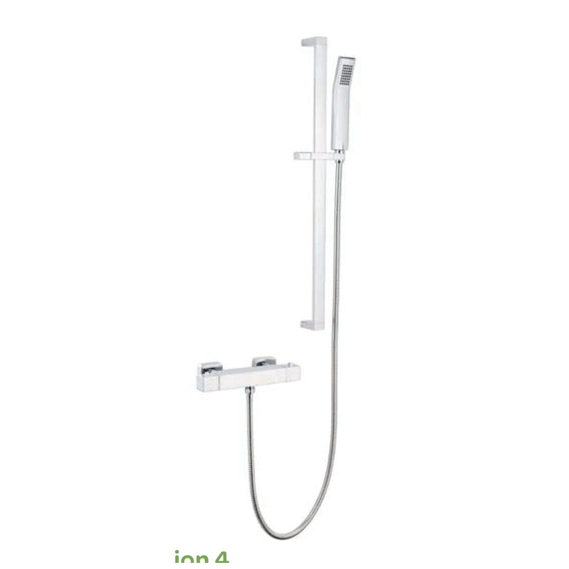 Purita Thermostatic Shower Sets & Valves, Bar valve with slide rail kit