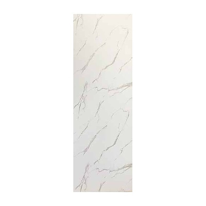 PVC shower wall panel in timeless carrara