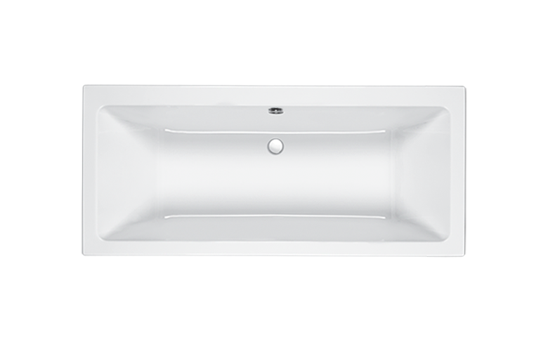 Carron Quantum Double Ended Bath, plan view