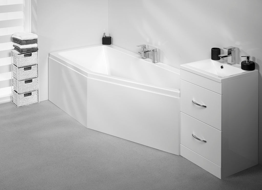 Carron Spacesaver Single Ended Bath, in a bathroom setting