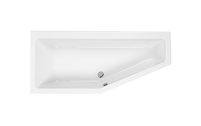 Carron Spacesaver Single Ended Bath, plan view