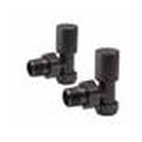 Radiator Valves (Pair) – Angled Gunmetal