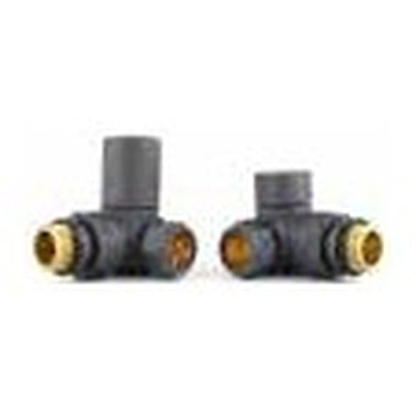Radiator Valves (Pair) – Corner Anthracite
