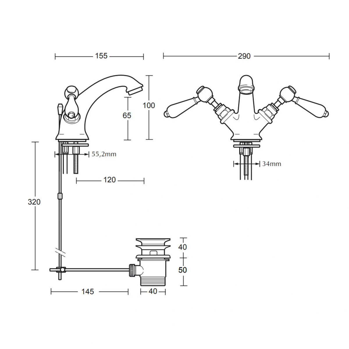 Regent Mono Basin Mixer