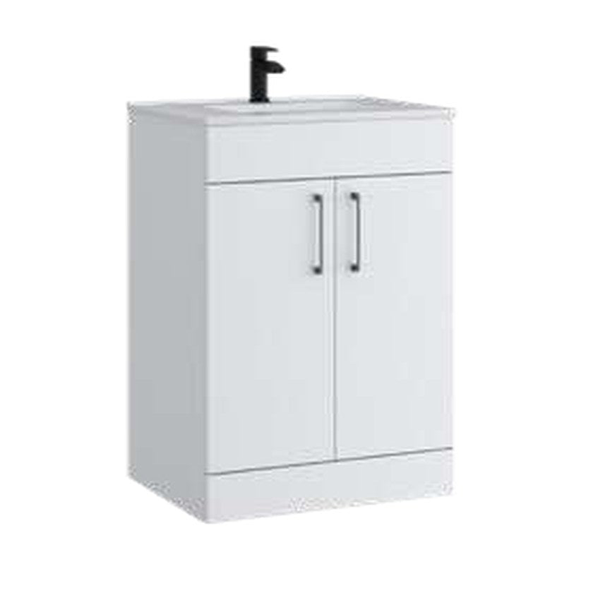 Rowan 1100mm L-Shaped Furniture Pack – Matt white