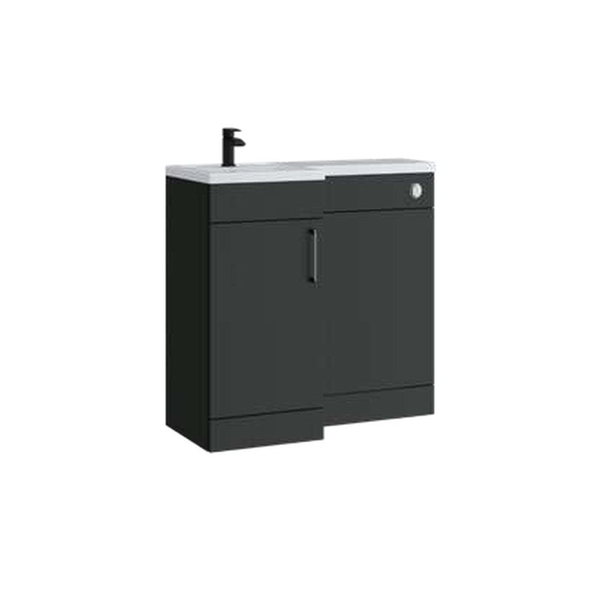 Rowan 900mm L-Shaped Furniture Pack – Matt anthracite