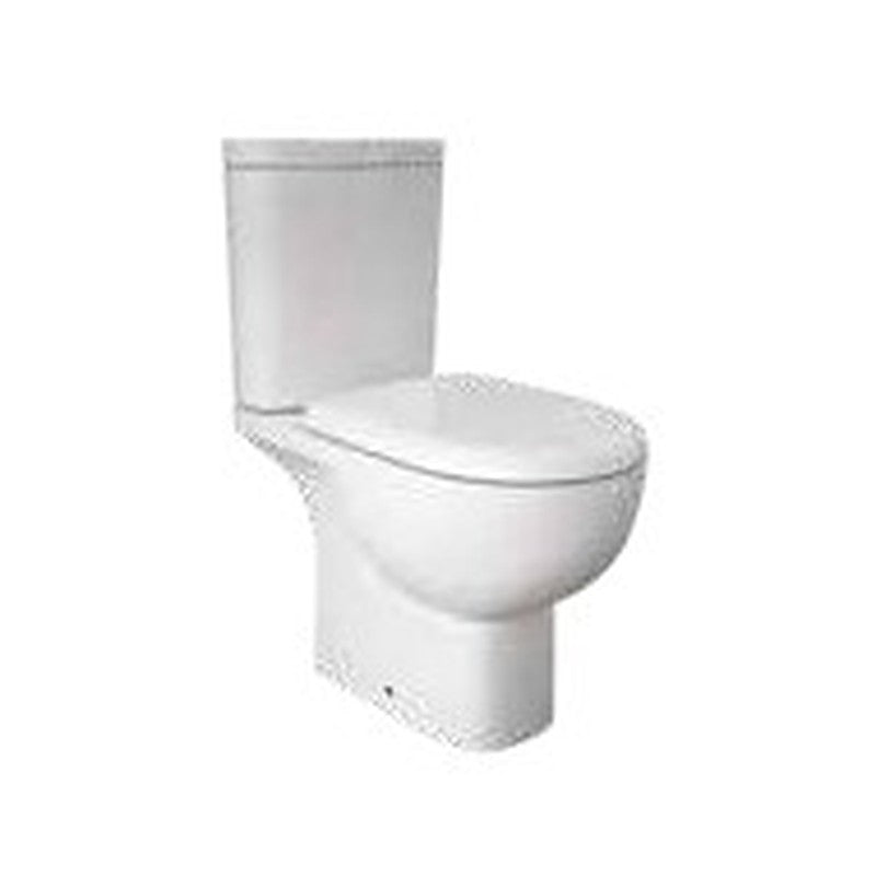 Savora close coupled toilet, open back