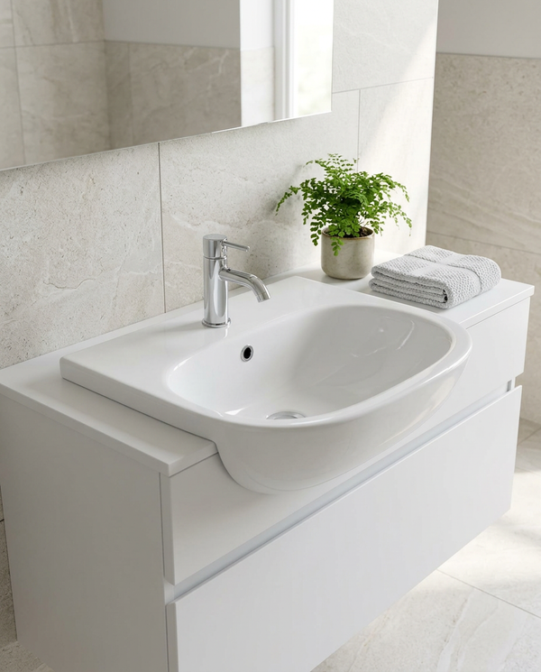 Savora Semi-Recessed Basin