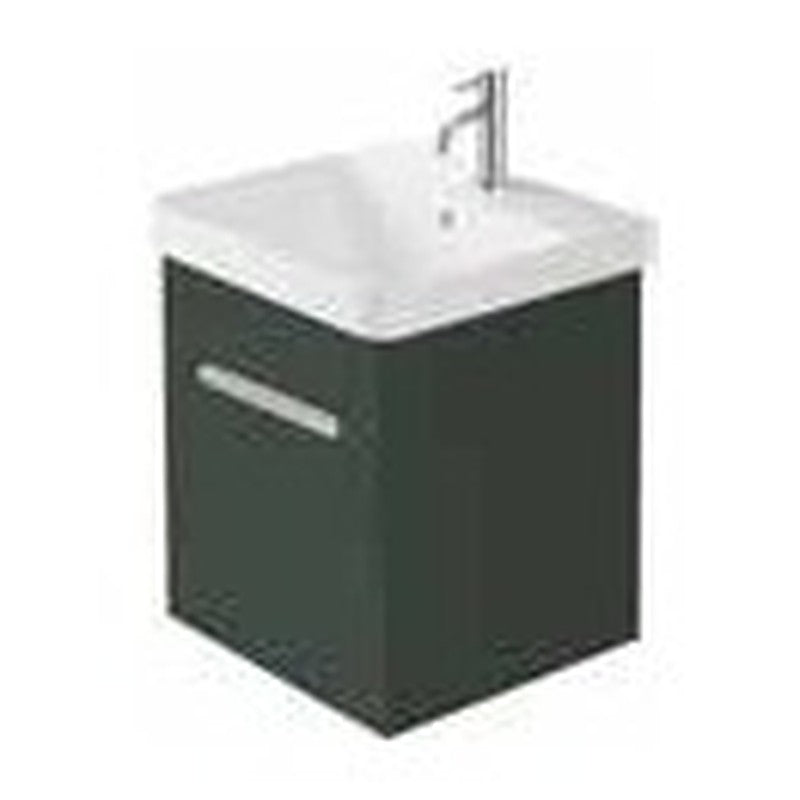 Sena Pro 500mm Wall Hung Vanity Unit & Basin, 1 Drawer
