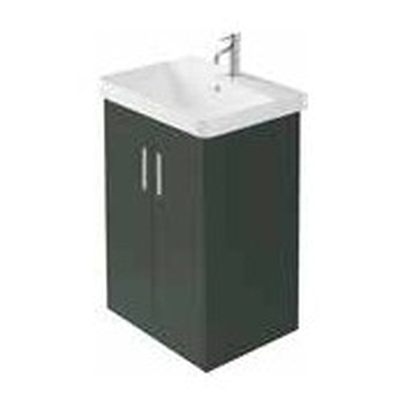 Sena Pro 600mm Floorstanding Vanity Unit & Basin, 2 Doors