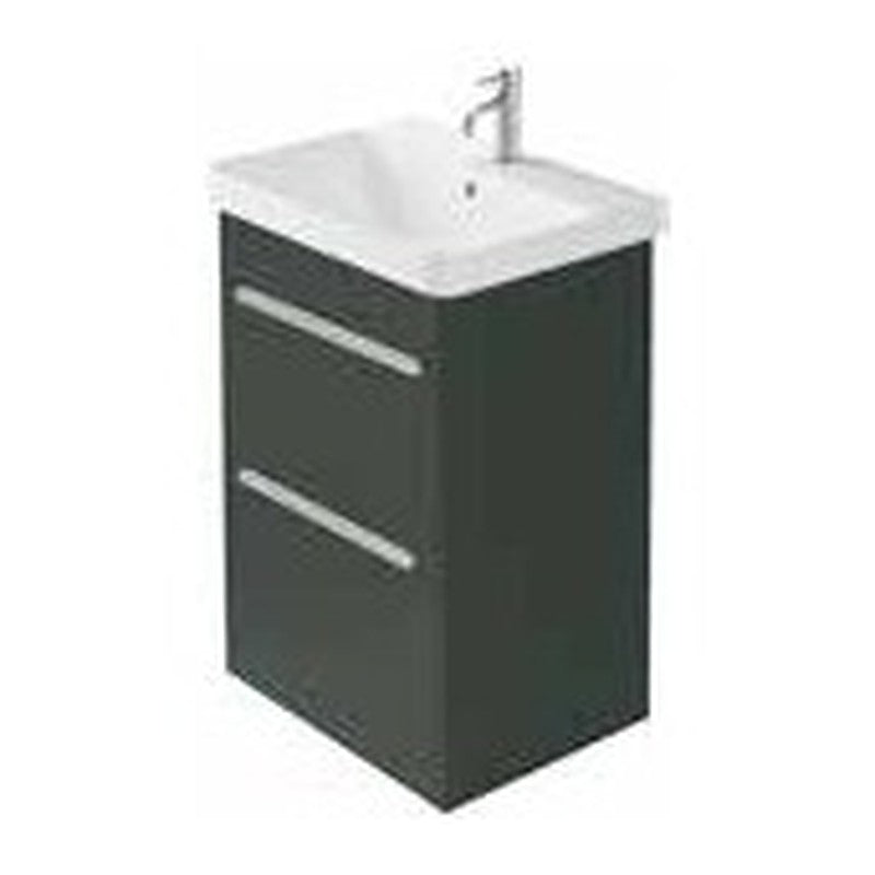 Sena Pro 600mm Floorstanding Vanity Unit & Basin, 2 Drawers