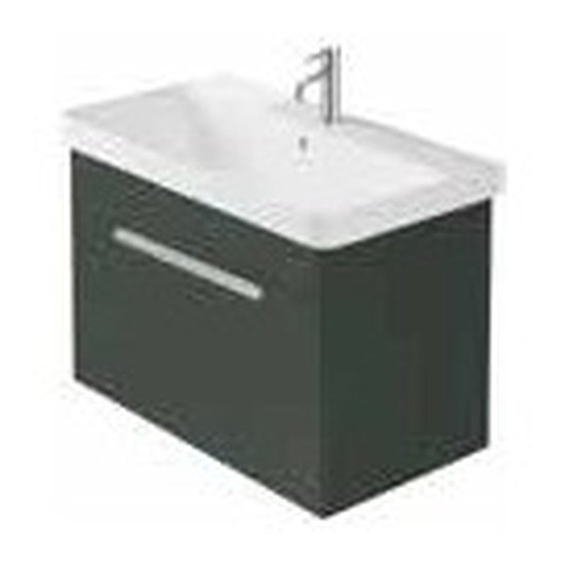 Sena Pro 800mm Wall Hung Vanity Unit & Basin, 1 Drawer