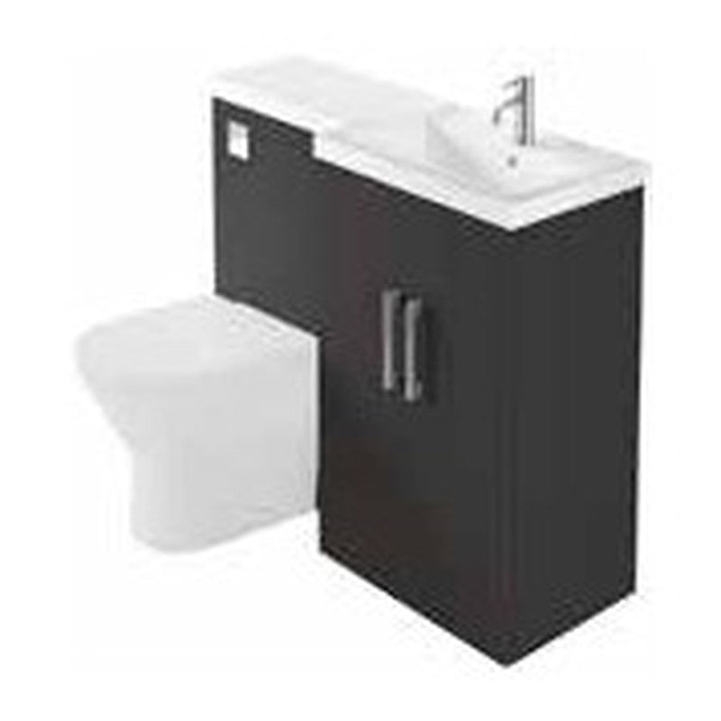 Serio 1000mm L-Shaped Combination Vanity & WC Unit with Basin