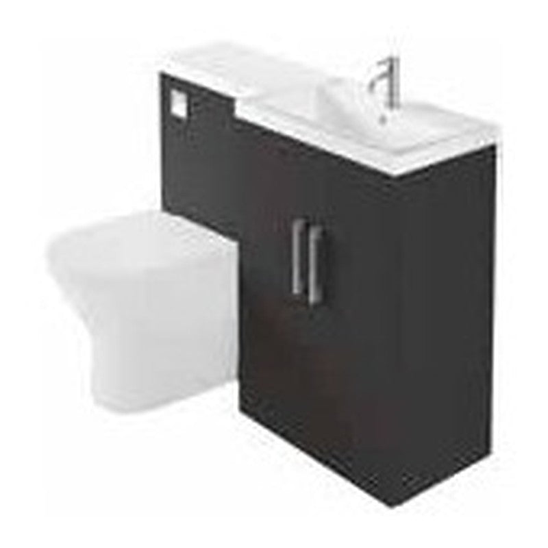 Serio 1100mm L-Shaped Combination Vanity & WC Unit with Basin