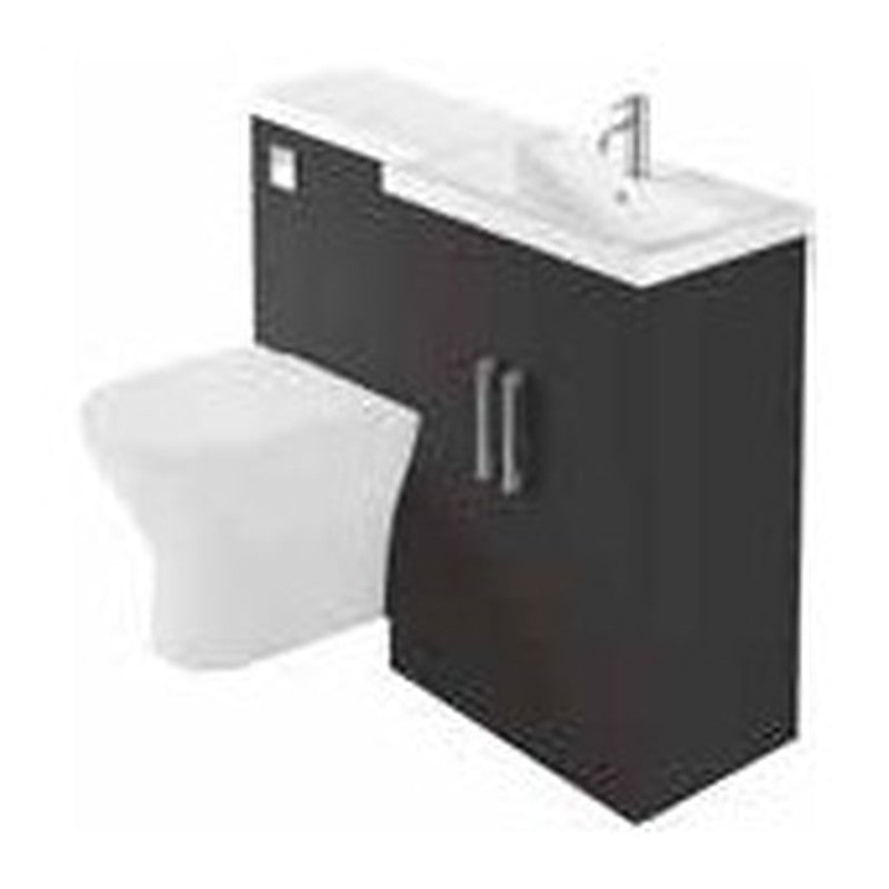 Serio 1200mm L-Shaped Combination Vanity & WC Unit with Basin