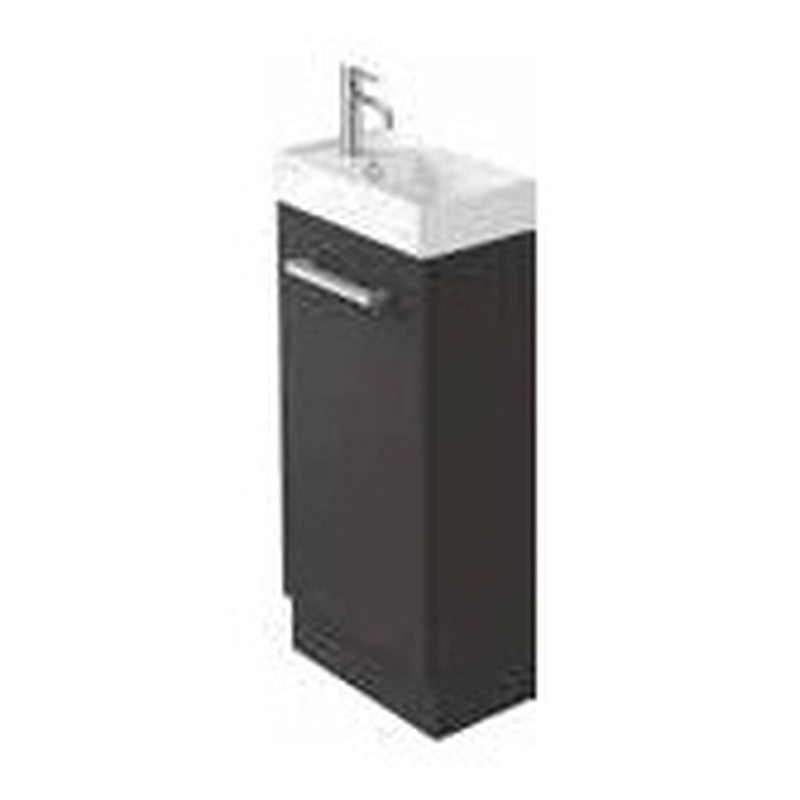 Serio 400mm Floorstanding Vanity Unit & Basin, 1 Door