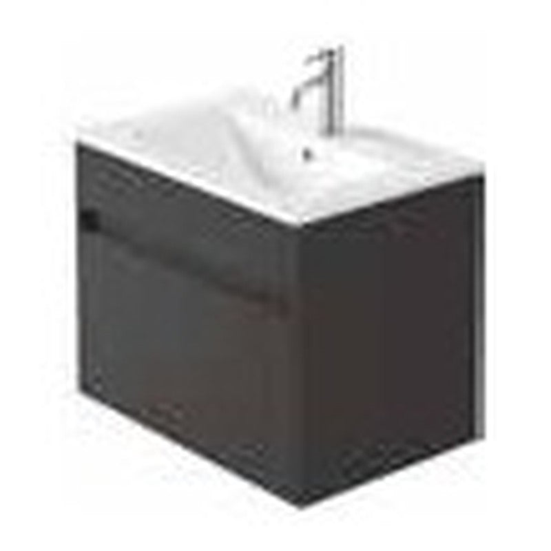 Serio 500mm Wall Hung Vanity Unit & Basin, 1 Drawer