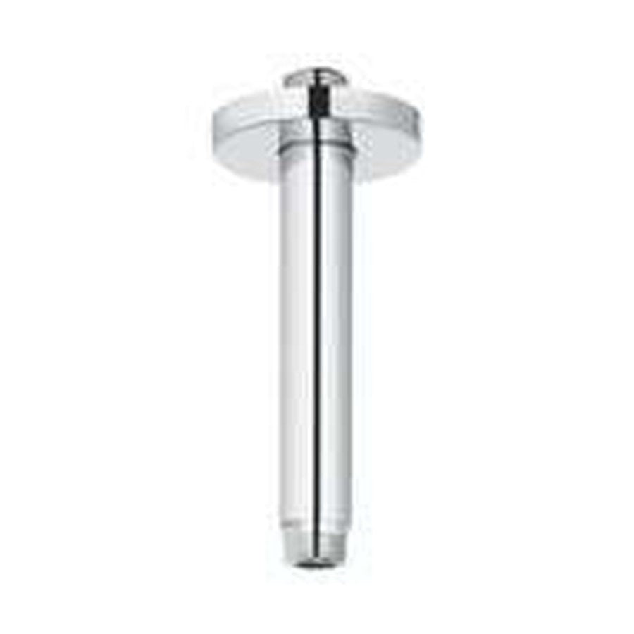 Ceiling & Wall Shower Arms, Chrome, Round ceiling arm