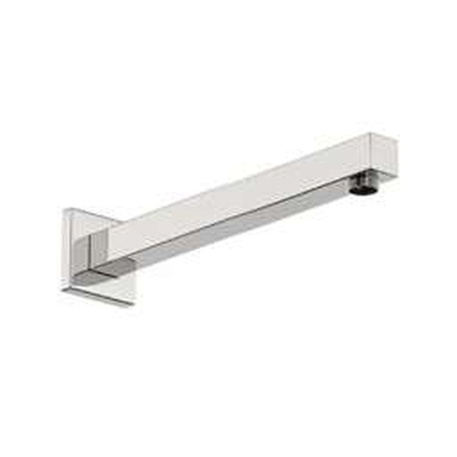 Ceiling & Wall Shower Arms, Chrome, Square wall arm