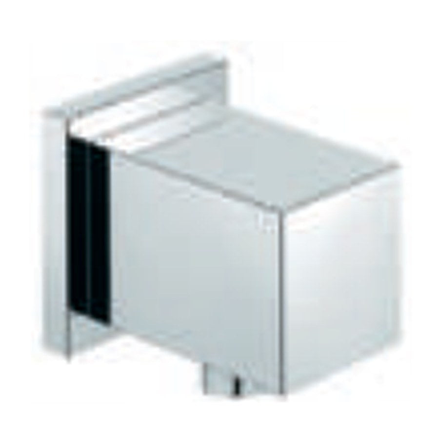 Shower Wall Outlet Elbows, Square, chrome