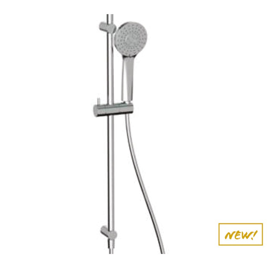 Shower Slide Rail Kits, Built-in outlet elbow, chrome