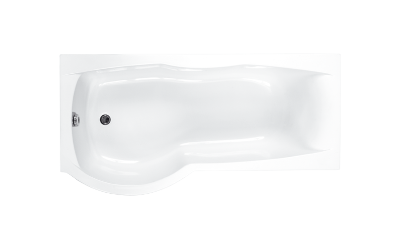 Carron Sigma Shower Bath, plan view
