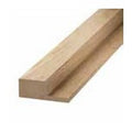 Slatted panel end cap in oak