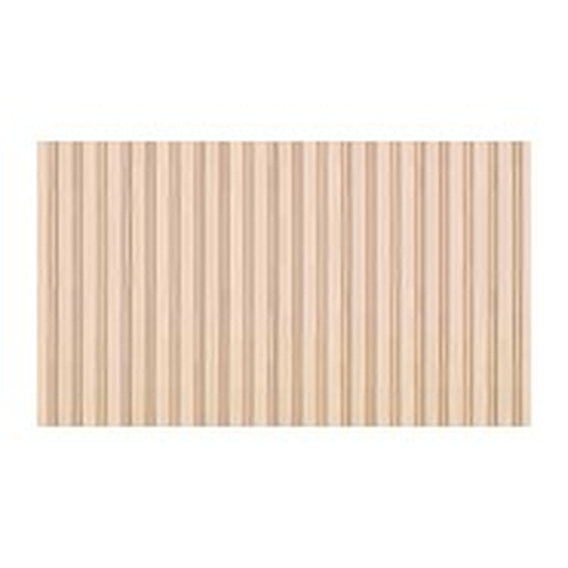 Slatted wall panel in oak