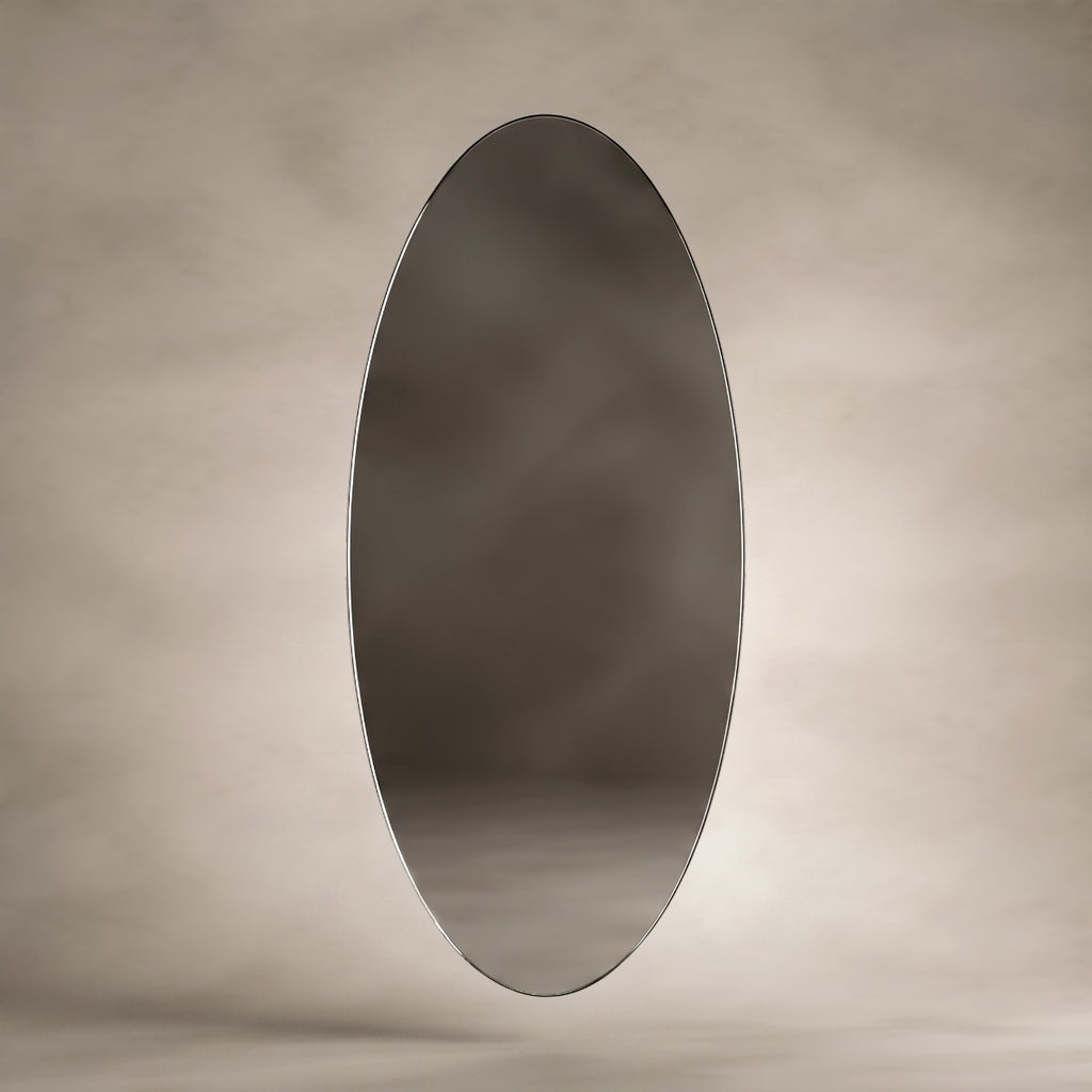 Slim Oval Mirror 45x100cm