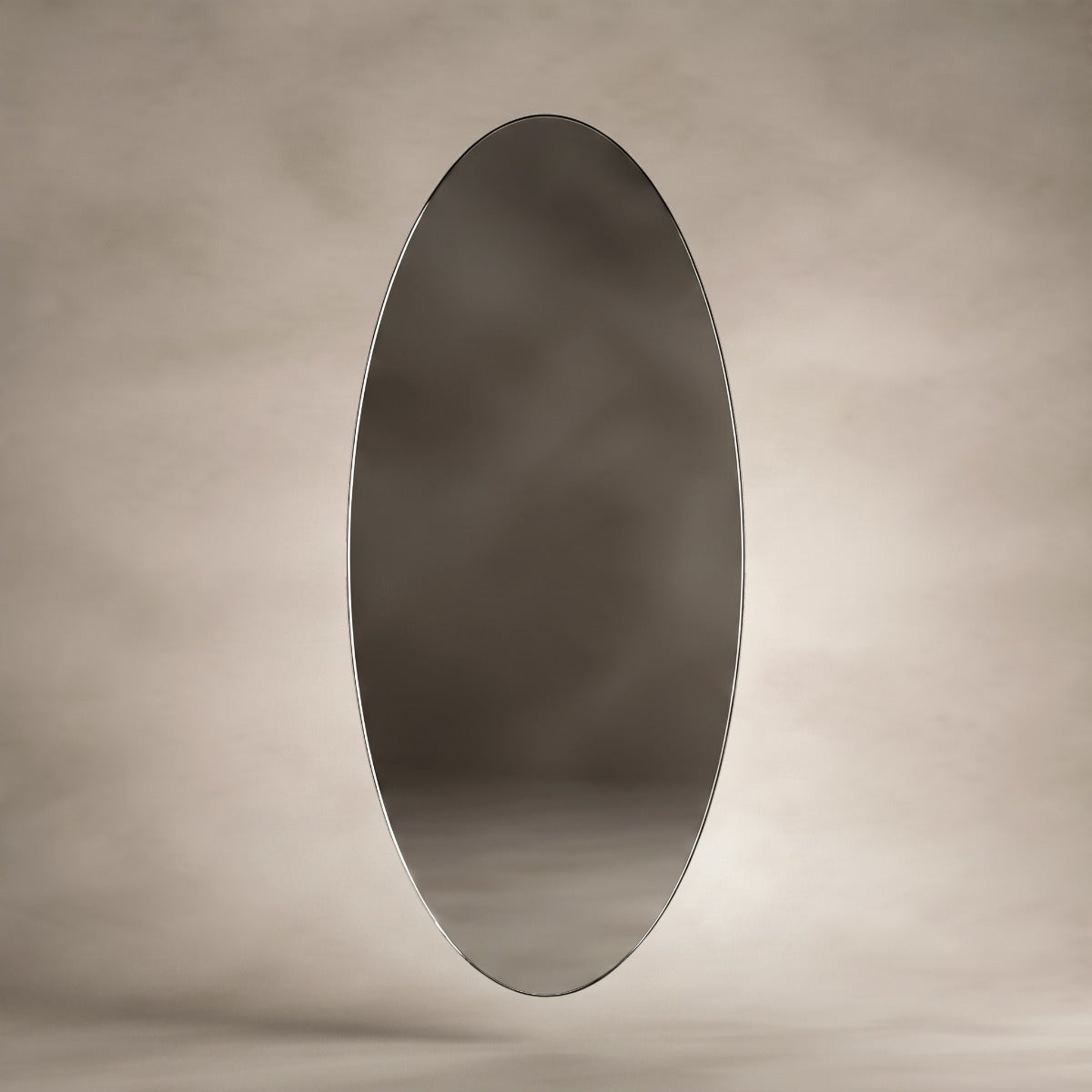 Slim Oval Mirror 45x100cm